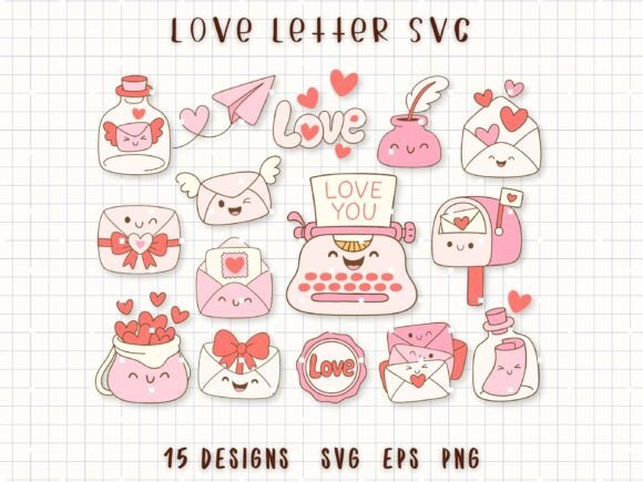 Download Love Letter SVG Valentine Mail Clipart - Premium Resources