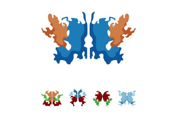 Download Psychological Inkblot Test Concept with - Premium Resources